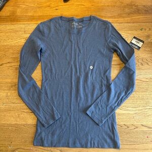 Eddie Bauer Slate Blue Long Sleeve Tee